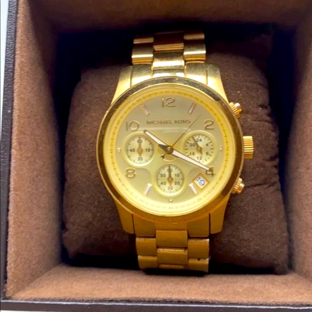 Gold Michael kors watch